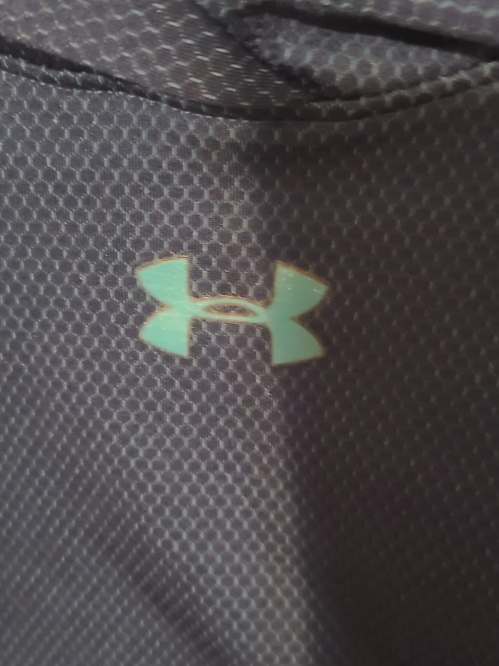 Under Armour Teal and Navy ColdGear Hooded Performance Shirt Youth XL